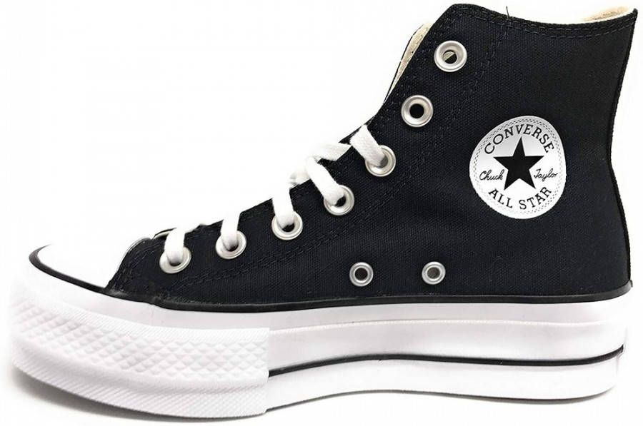 Converse Chuck Taylor All Star Hi Lift Sneakers met gestapelde zool in  zwart - Damesschoenen.nl