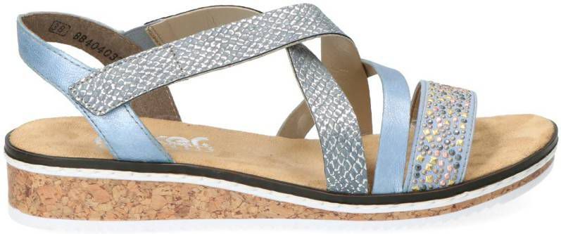Aankoop >rieker blauwe sandalen Grote uitverkoop - OFF 69%